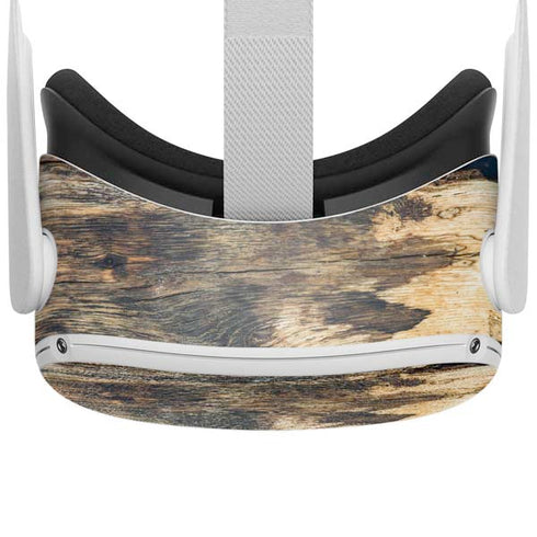Blue Resin Wood Oculus Quest 2 Skin